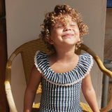 Wheat Main Swimsuit Doris Swimsuit 1048 blue stripe