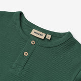 Wheat Main T-Shirt S/S Lumi Jersey Tops and T-Shirts 4140 green