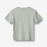 Wheat Main T-Shirt S/S Lumi Jersey Tops and T-Shirts 9436 rainy sky