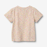 Wheat Main T-skjorte S/S Manna T-Shirt 9637 blush flower meadow