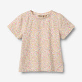 Wheat Main T-skjorte S/S Manna T-Shirt 9637 blush flower meadow