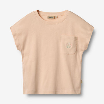 Wheat Main T-Shirt S/S Signe Jersey Tops and T-Shirts 9438 rose water
