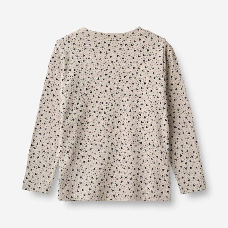 Wheat Main  T-Skjorte Vesper Jersey Tops and T-Shirts 3241 soft beige clover