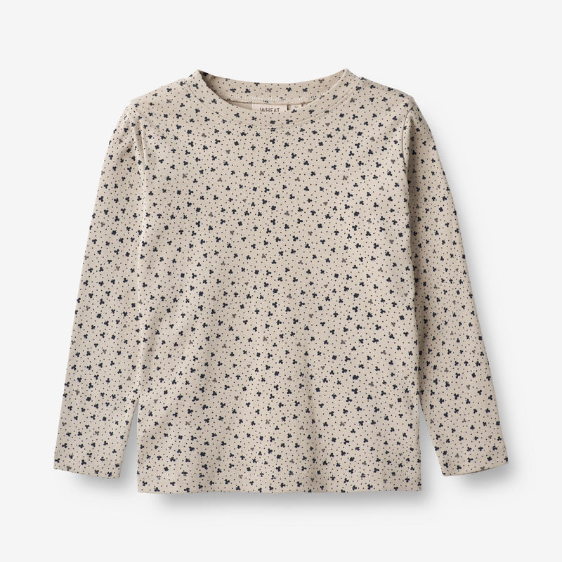 Wheat Main  T-Skjorte Vesper Jersey Tops and T-Shirts 3241 soft beige clover
