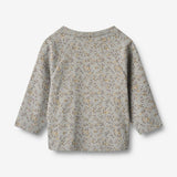 Wheat Main T-shirt L/S Darrin T-Shirt 9765 slightly blue flowers