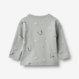 Wheat Main T-shirt L/S Ebbe T-Shirt 9035 dogs with dots