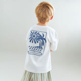 Wheat Main T-skjorte S/S Benno T-Shirt 9639 cloud