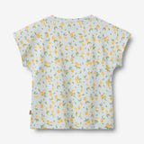 Wheat Main T-skjorte S/S Bette T-Shirt 9663 summer blue citrus