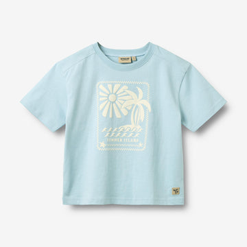 Wheat Main T-skjorte S/S Kim T-Shirt 2703 summer sky