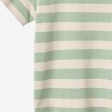 Wheat Main T-shirt S/S Liam T-Shirt 9647 mint stripe