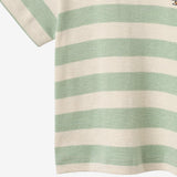 Wheat Main T-shirt S/S Liam T-Shirt 9647 mint stripe