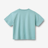 Wheat Main T-skjorte S/S Petri T-Shirt 9660 spring lake
