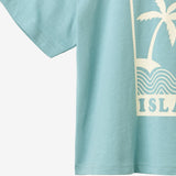 Wheat Main T-skjorte S/S Petri T-Shirt 9660 spring lake