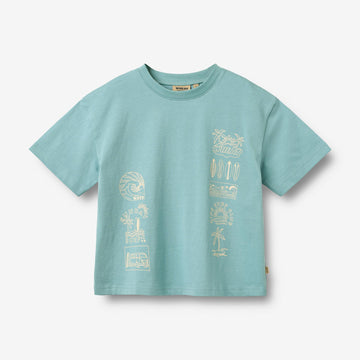 Wheat Main T-skjorte S/S Riu T-Shirt 9660 spring lake