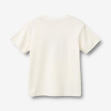Wheat Main T-skjorte S/S Vildfred T-Shirt 3182 ivory
