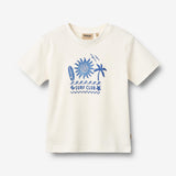 Wheat Main T-skjorte S/S Vildfred T-Shirt 3182 ivory
