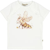 Wheat Main T-skjorte Bee Jersey Tops and T-Shirts 3182 ivory 