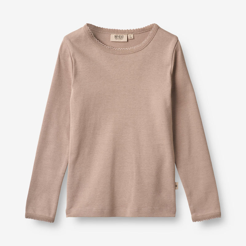 Wheat Main  T-skjorte Belis Jersey Tops and T-Shirts 0097 grey rose