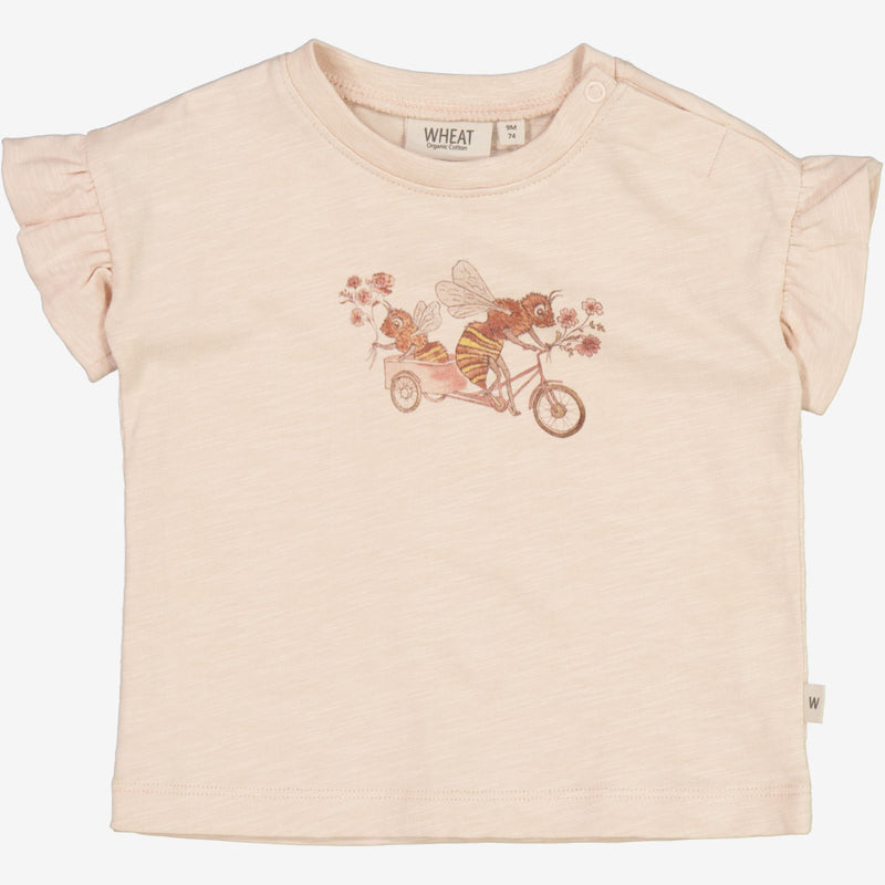 Wheat Main  T-skjorte Bie Sykkel | Baby Jersey Tops and T-Shirts 2032 rose dust