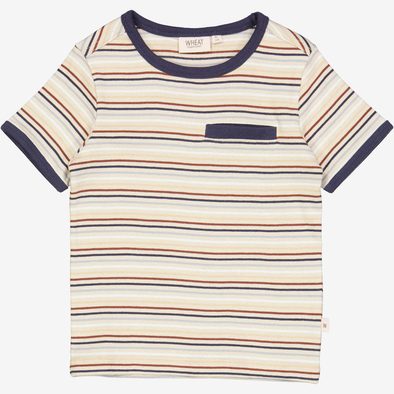 T-skjorte Bosse - multi stripe