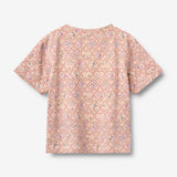 Wheat Main T-skjorte Ella T-Shirt 9876 magenta heart flowers