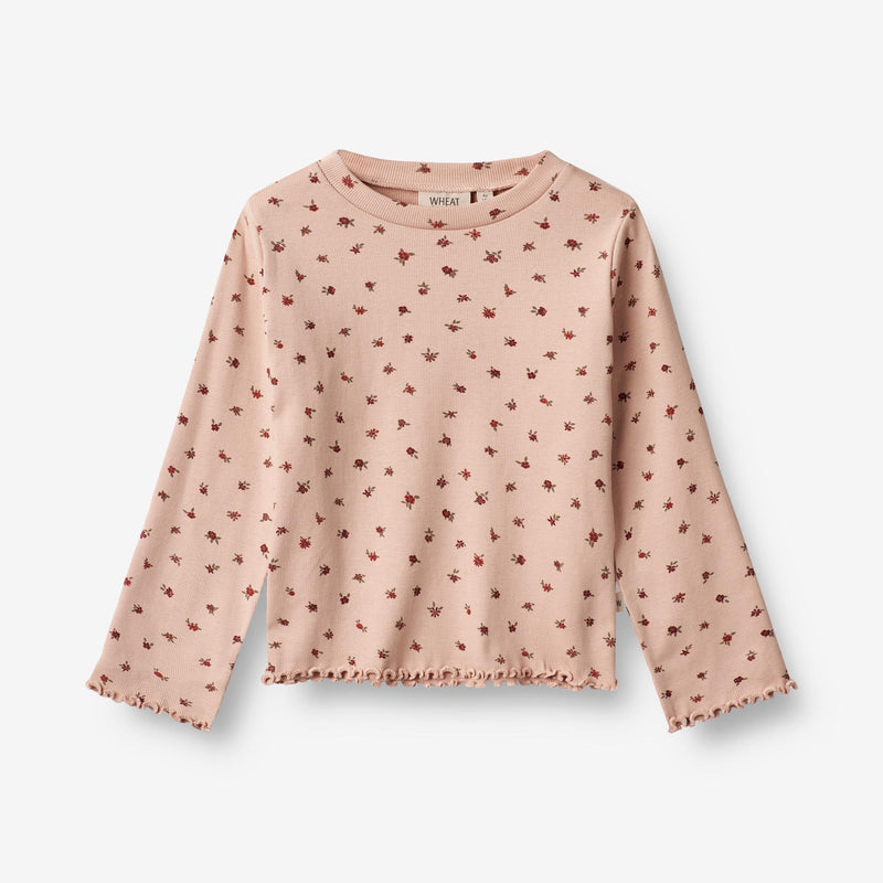 Wheat Main  T-skjorte Else Jersey Tops and T-Shirts 2359 pink sand flowers