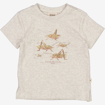 Wheat Main  T-skjorte Gresshopper | Baby Jersey Tops and T-Shirts 5060 fossil melange