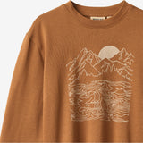 Wheat Main T-skjorte L/S Adam T-Shirt 9719 warm hazel