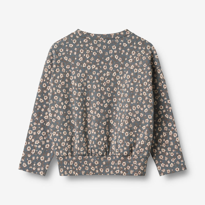 Wheat Main T-skjorte L/S Beathe Jersey Tops and T-Shirts 9571 stormy weather magnolia