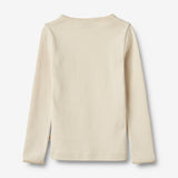 Wheat Main T-skjorte L/S Belis Jersey Tops and T-Shirts 3129 eggshell