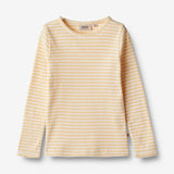 Wheat Main  T-skjorte L/S Belis Jersey Tops and T-Shirts 5002 pale apricot stripe