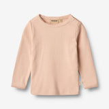 Wheat Main T-skjorte L/S Belis Jersey Tops and T-Shirts 2032 rose dust