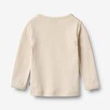 Wheat Main T-skjorte L/S Belis Jersey Tops and T-Shirts 3129 eggshell