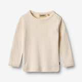 Wheat Main T-skjorte L/S Belis Jersey Tops and T-Shirts 3129 eggshell