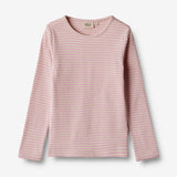 Wheat Main  T-skjorte L/S Britt Jersey Tops and T-Shirts 2354 pink lilac stripe