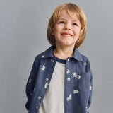 Wheat Main T-skjorte L/S Calvin T-Shirt 3129 eggshell