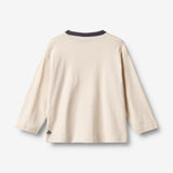 Wheat Main T-skjorte L/S Calvin T-Shirt 3129 eggshell