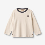 Wheat Main T-skjorte L/S Calvin T-Shirt 3129 eggshell
