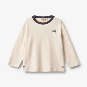 Wheat Main T-skjorte L/S Calvin T-Shirt 3129 eggshell