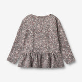 Wheat Main T-skjorte L/S Carolina Jersey Tops and T-Shirts 9565 purple stone flowers