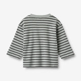 Wheat Main T-skjorte L/S Dallas Jersey Tops and T-Shirts 1396 soft blue stripe