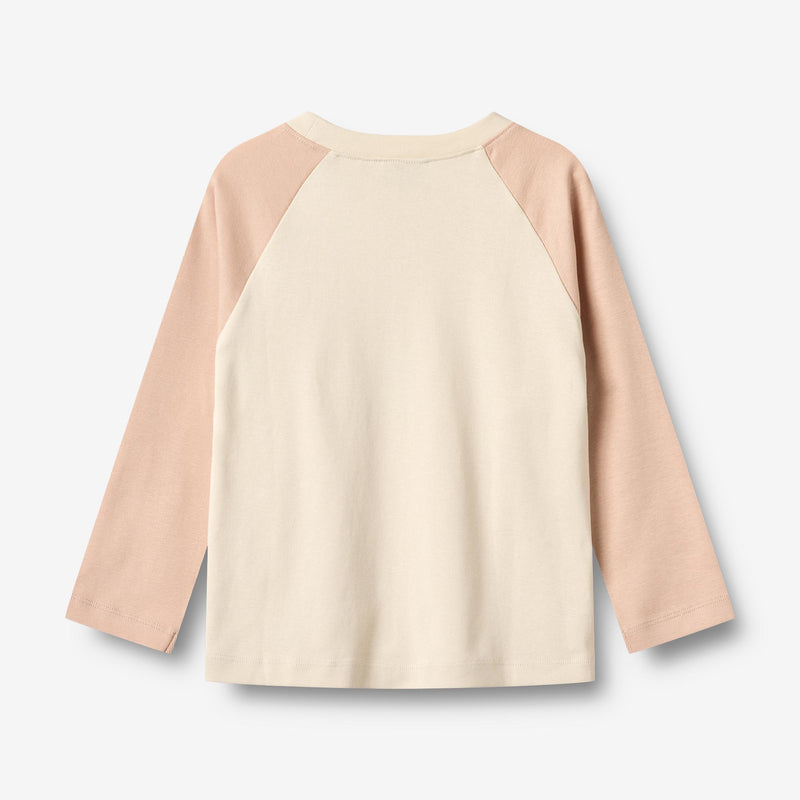 Wheat Main T-skjorte L/S Darrin Jersey Tops and T-Shirts 2032 rose dust