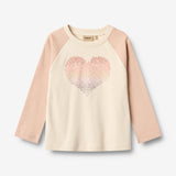 Wheat Main T-skjorte L/S Darrin Jersey Tops and T-Shirts 2032 rose dust