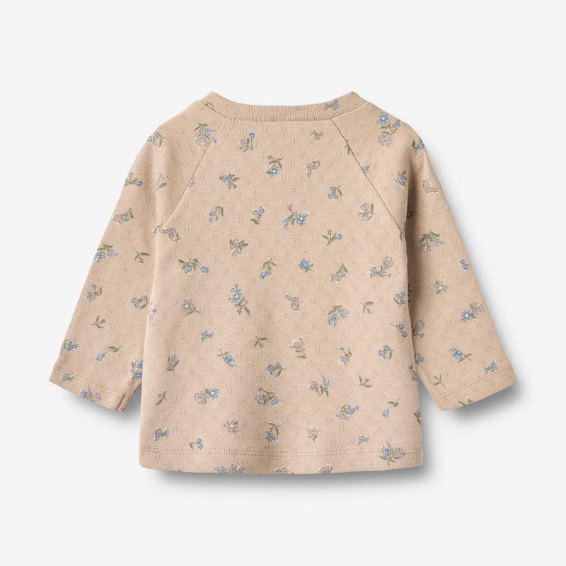 Wheat Main T-skjorte L/S Darrin Jersey Tops and T-Shirts 9573 warm sand flowers