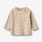 Wheat Main T-skjorte L/S Darrin Jersey Tops and T-Shirts 9573 warm sand flowers