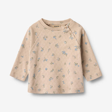 Wheat Main T-skjorte L/S Darrin Jersey Tops and T-Shirts 9573 warm sand flowers