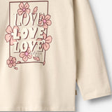 Wheat Main T-skjorte L/S Dixie T-Shirt 3191 offwhite