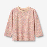 Wheat Main T-skjorte L/S Dixie T-Shirt 9876 magenta heart flowers