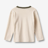 Wheat Main T-skjorte L/S Dixie Merke T-Shirt 3129 eggshell