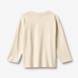 Wheat Main T-skjorte L/S Dixie Print T-Shirt 3191 offwhite